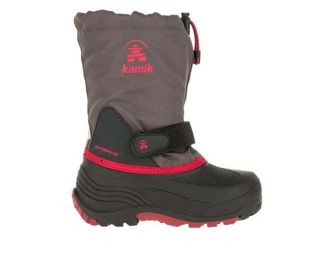 Kids' Kamik Toddler & Little Kid Waterbug 5 Winter Boots in Charcoal color
