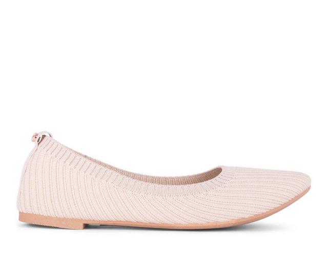 Women's Danskin Hope Flats in Natural color