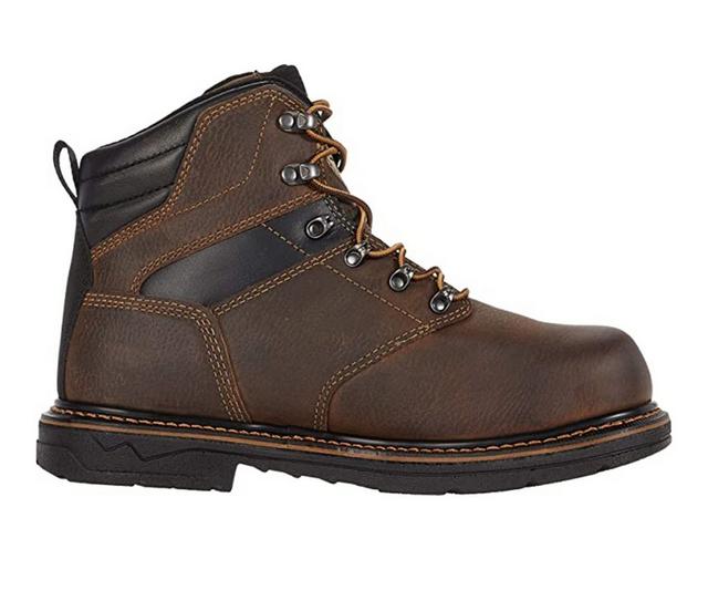 Men's Irish Setter by Red Wing Ely 83607 Work Boots in Brown color