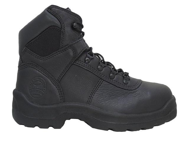 Men's Irish Setter by Red Wing Ely 83612 Steel Toe Work Boots in Black color