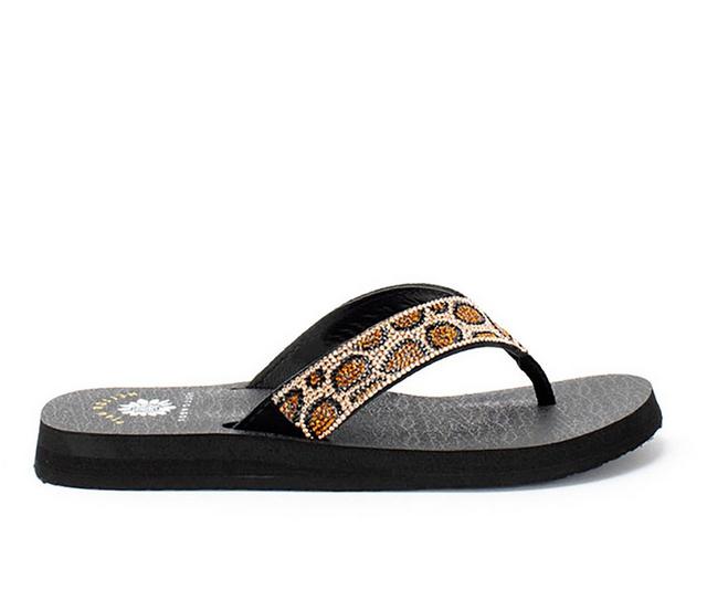 Women's Yellow Box Naseeba Flip-Flops in Tan color