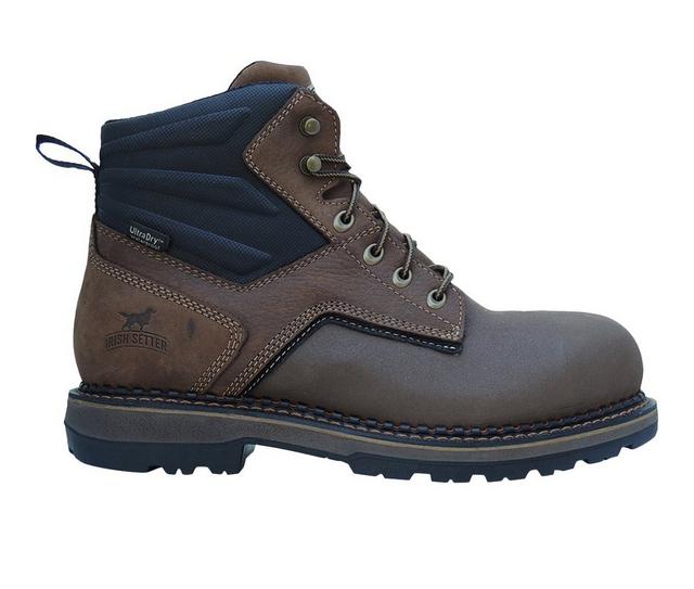 Men's Irish Setter by Red Wing Ramsey 2.0 83648 Work Boots in Brown color