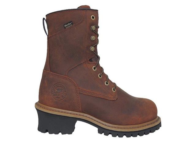 Men's Irish Setter by Red Wing Mesabi 83834 Steel Toe Work Boots in Brown color