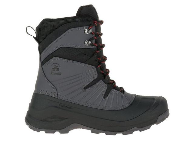 Women's Kamik Iceland Winter Boots in Charcoal color