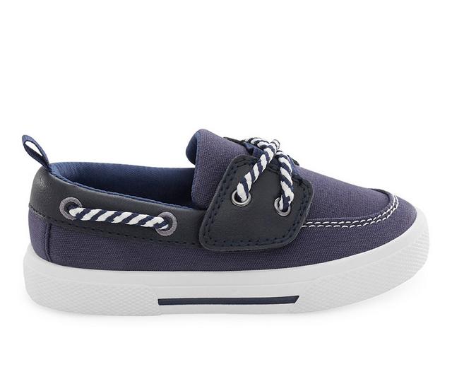 Kids' Carters Infant & Toddler & Little Kid Cosmo Boat Shoes in Light Navy color