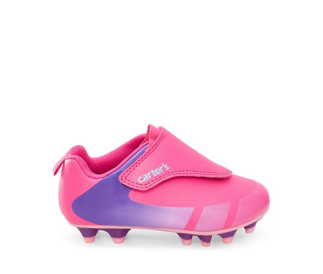 Kids' Carters Toddler & Little Kid Fica Soccer Cleats in Fuchsia/Purple color