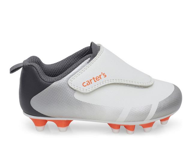 Kids' Carters Toddler & Little Kid Fica Soccer Cleats in White color
