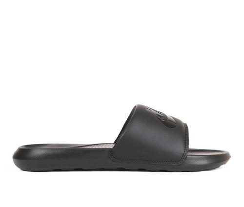 Men's Nike Victori One Sport Slides in Blk/Blk/Blk color