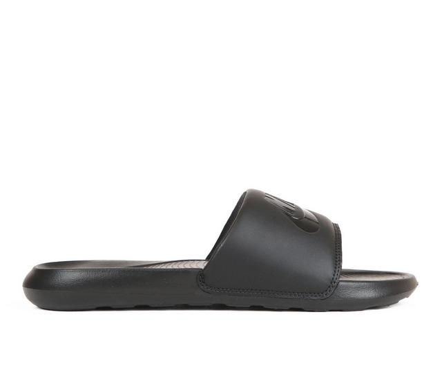 Men's Nike Victori One Sport Slides in Blk/Blk/Blk color