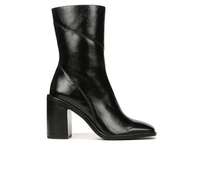 Women's Franco Sarto Stevie Mid Boots in Black Smooth color