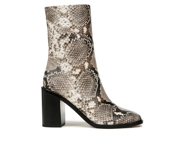 Women's Franco Sarto Stevie Mid Boots in Grey Snake color