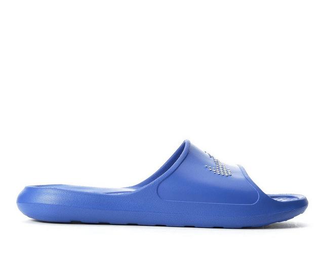 Men's Nike Victori One Shower Sport Slides in Game Royal/Wht color