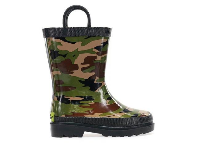 Boys' Western Chief Little Kid & Big Kid Camo Rain Boots in Camo color