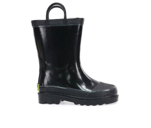 Boys' Western Chief Toddler Firechief 2 Rain Boots in Black color