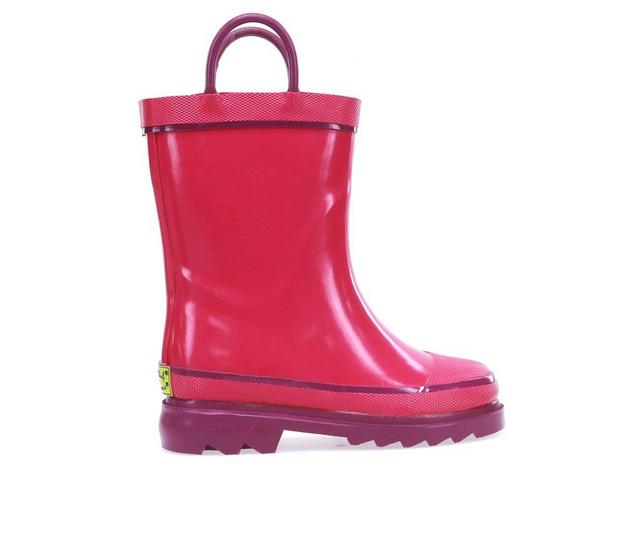Boys' Western Chief Toddler Firechief 2 Rain Boots in Pink color