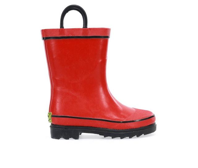 Boys' Western Chief Toddler Firechief 2 Rain Boots in Red color