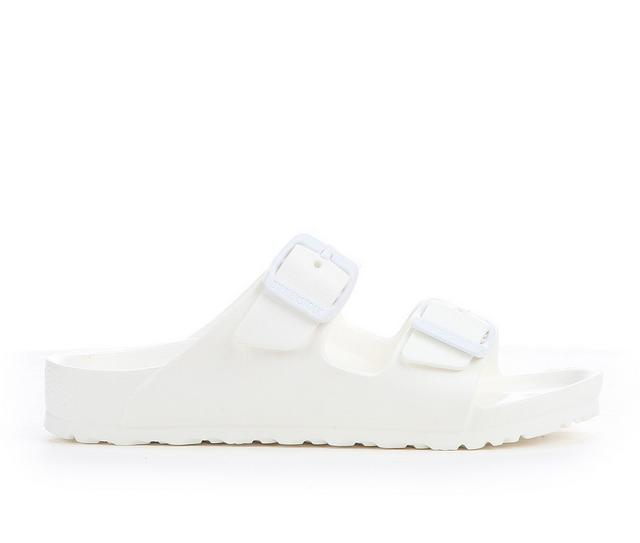 Kids' Birkenstock Little Kid Arizona Essentials Footbed Sandals in White color