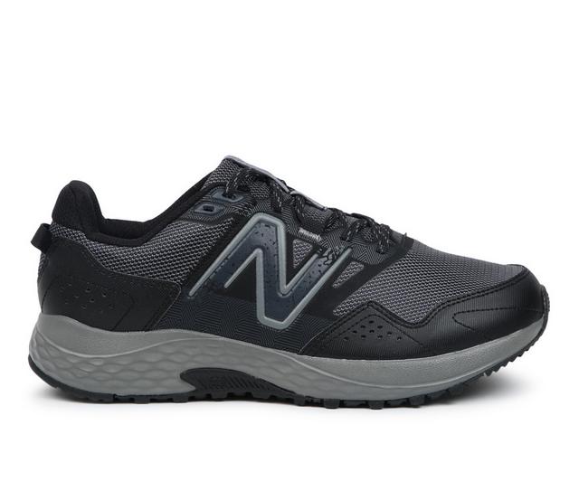 Men's New Balance MT410V7 Trail Running Shoes in Char/Black color