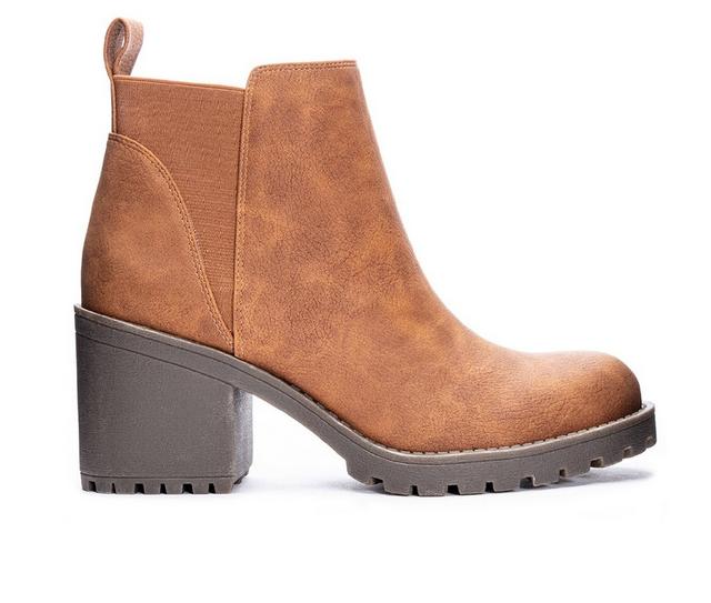 Women's Dirty Laundry Lido Lugged Chelsea Boots in Walnut color