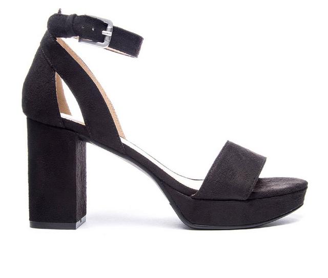 Women's CL By Laundry Go On Platform Dress Sandals in Black color