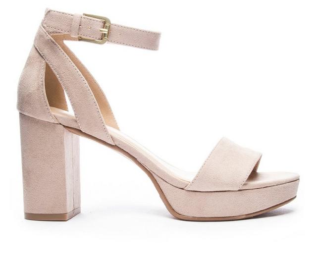 Women's CL By Laundry Go On Platform Dress Sandals in Nude color