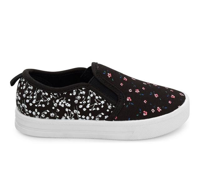 Girls' OshKosh B'gosh Toddler & Little Kid Maeve Slip Ons in Black/Print color