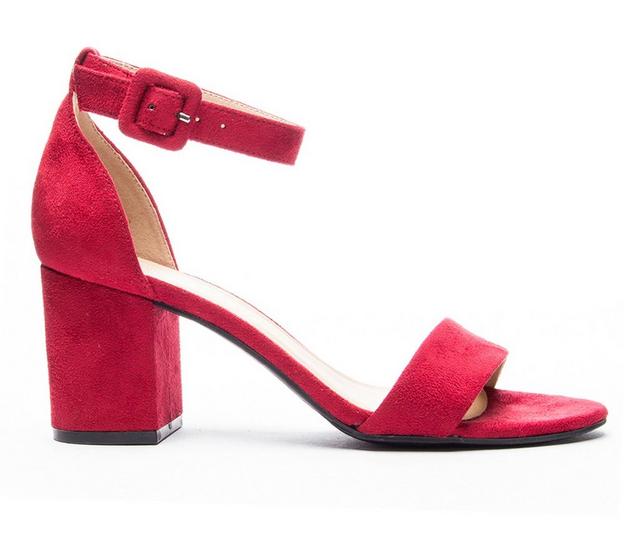 Women's CL By Laundry Jody Dress Sandals in Ruby Red color