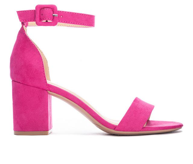 Women's CL By Laundry Jody Dress Sandals in Fuchsia color