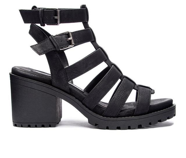 Women's Dirty Laundry Fun Stuff Heeled Sandals in Black color