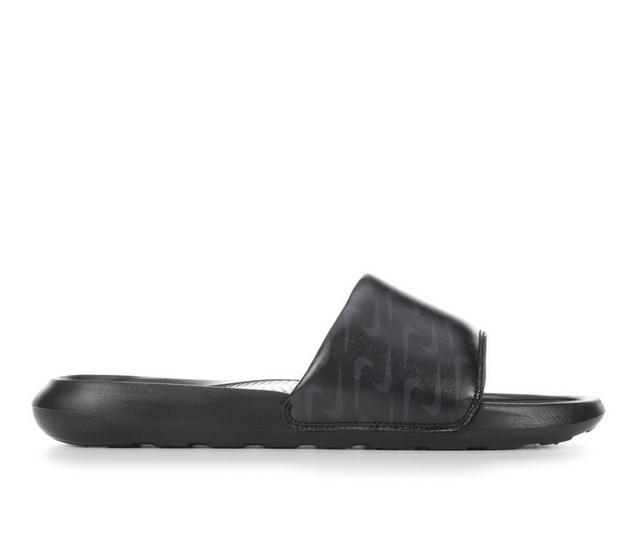 Women's Nike Victori One Sport Slides in Anthracite color