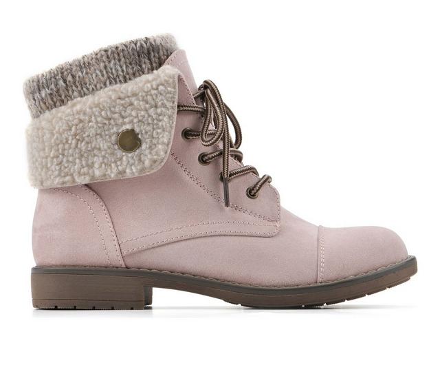 Women's Cliffs by White Mountain Duena Booties in Pale Pink color