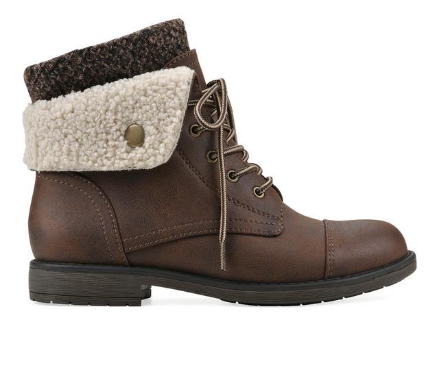 Women's Cliffs by White Mountain Duena Booties in Chestnut color
