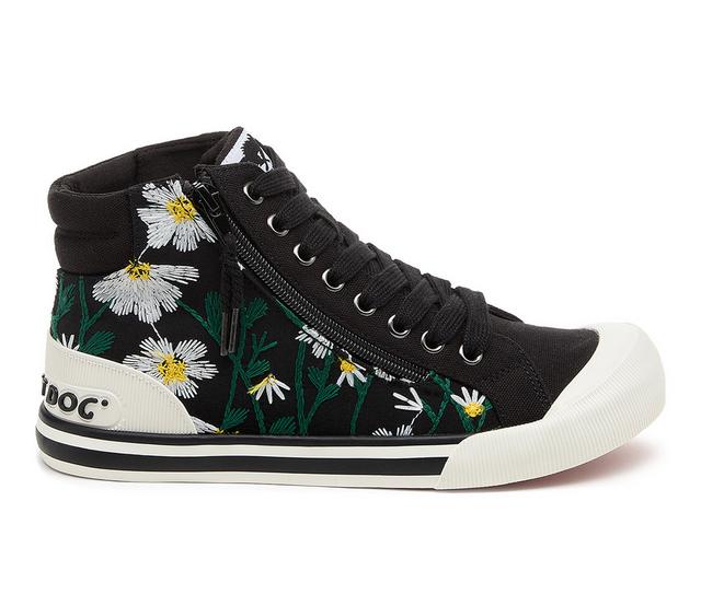 Women's Rocket Dog Jazzin Hi Sneakers in Black Multi color