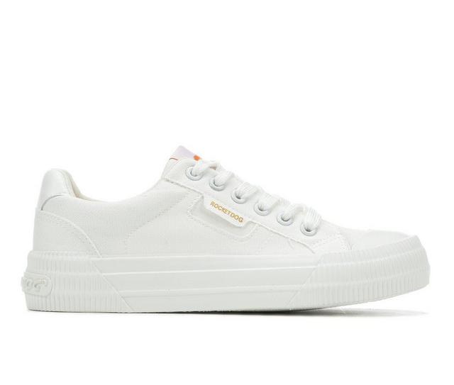 Women's Rocket Dog Cheery Platform Sneakers in White color
