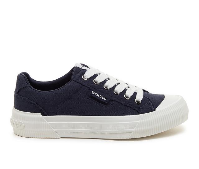 Women's Rocket Dog Cheery Platform Sneakers in Navy color