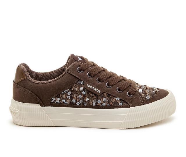 Women's Rocket Dog Cheery Platform Sneakers in Brown color