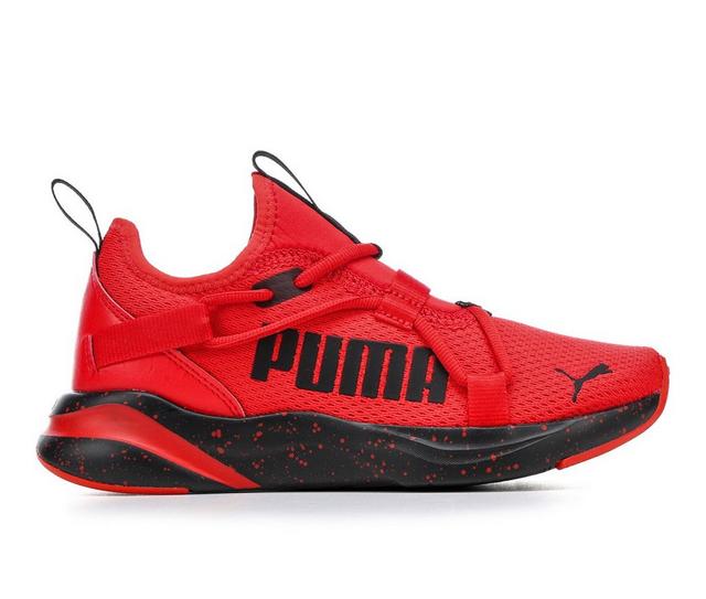 Boys' Puma Little Kid & Big Kid Softride Rift Slip-On Running Shoes in Red/Black/Speck color