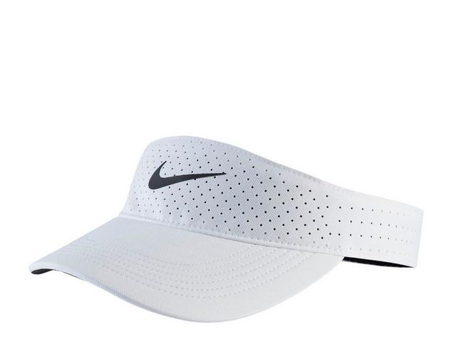 Nike Arobill Visor in White/Black color