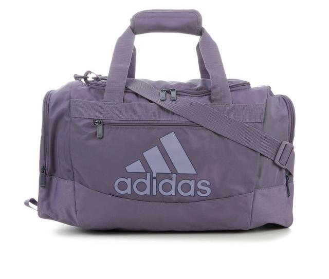 Adidas Defender IV Small Duffel Bag in Shadow Violet color