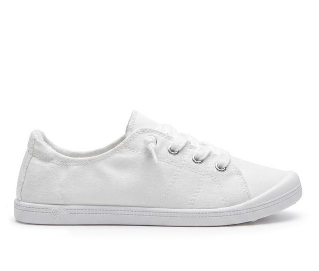 Women's Jellypop Dallas Slip-On Sneakers in White Canvas color