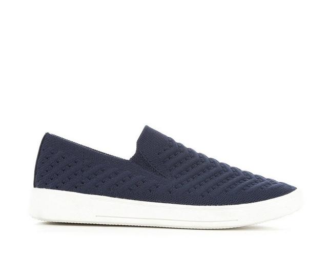 Women's White Mountain Courage Slip-On Shoes in Navy color