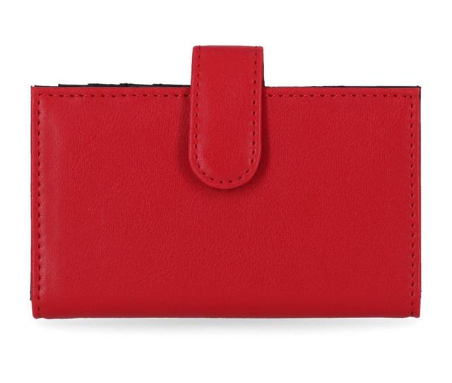 Mundi/Westport Corp. Debbie Card Case Wallet in Red color