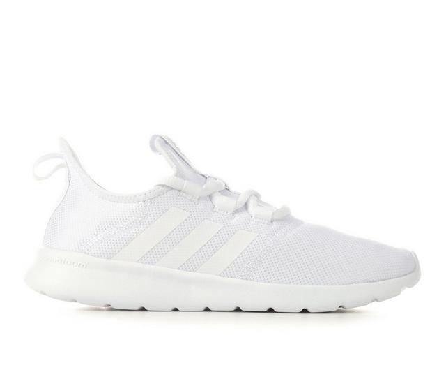 Women's Adidas Cloudfoam Pure 2.0 Sustainable Slip-On Sneakers in White Mono color