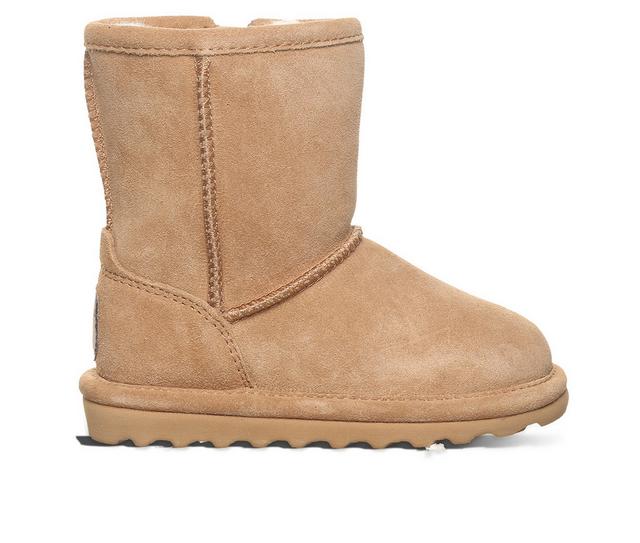 Girls' Bearpaw Toddler & Little Kid Elle Zipper Winter Boots in Iced Coffee color