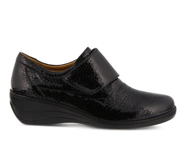 Women's SPRING STEP Corvo Clogs in Black Patent color