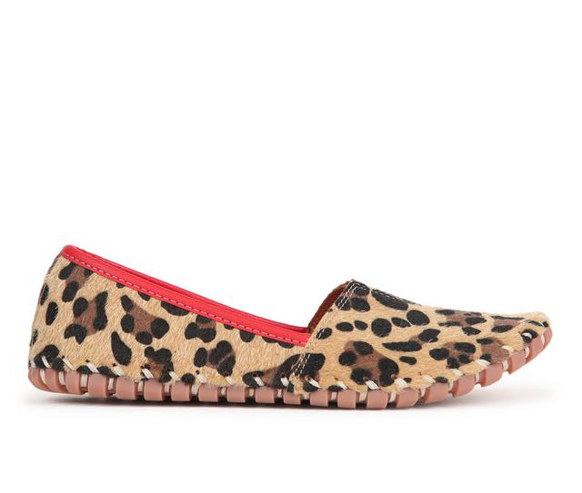 Women's SPRING STEP Kathaleta Flats in Leopard color