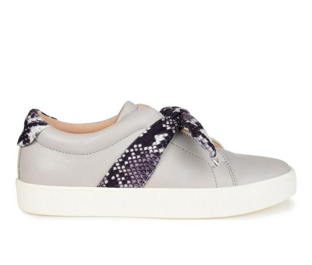 Women's Journee Collection Abrina Slip On Fashion Sneakers in Grey color