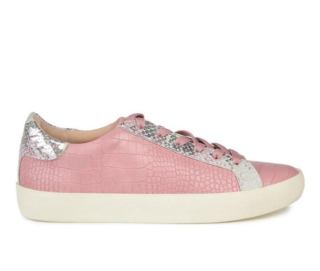 Women's Journee Collection Camila Sneakers in Pink color