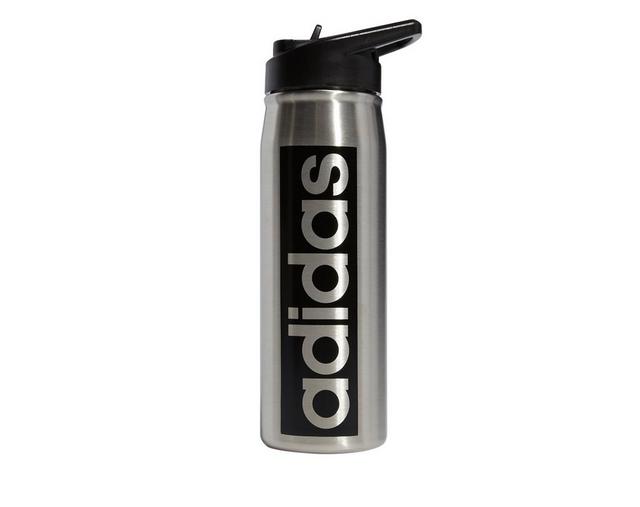 Adidas Steel Straw 600 Ml Water Bottle in Stainless St/Bl color