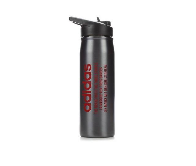 Adidas Steel Straw 600 Ml Water Bottle in Onix/Black color